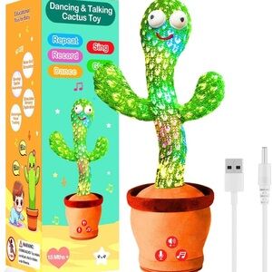 Dancing & Talking Cactus Toy - Green